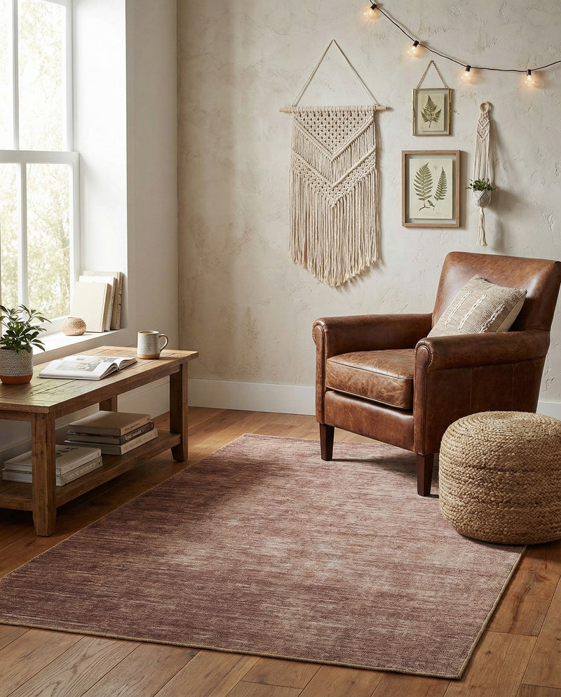 Sahara Essence Collection Area Rug - Oasis (Brown) Rectangle Brown  lifestyle 14