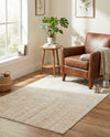 Jewel Oasis Collection Area Rug - Sapphire (Ivory) Rectangle Ivory  lifestyle 17
