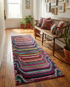 Chromatic Oasis Collection Area Rug -  Dapple Runner Multi  lifestyle 49