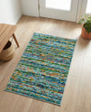 Caribbean Cove Collection Area Rug -  Lucia Rectangle Aqua  lifestyle 46