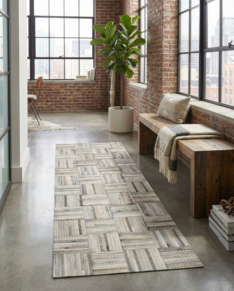 Savannah Hideaway Collection Area Rug - Savannah Runner Light Brown Ivory  lifestyle 55