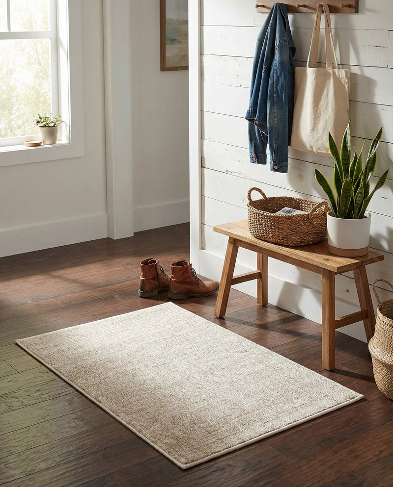 Jewel Oasis Collection Area Rug - Sapphire (Ivory) Rectangle Ivory  lifestyle 23
