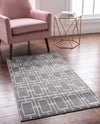 Hollywood Luxe Collection Area Rug -  Beverly (Gray Silver) Rectangle Gray Silver  lifestyle 17