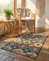 Savannah Threads Collection Area Rug - Greenwich Rectangle Multi  lifestyle 8