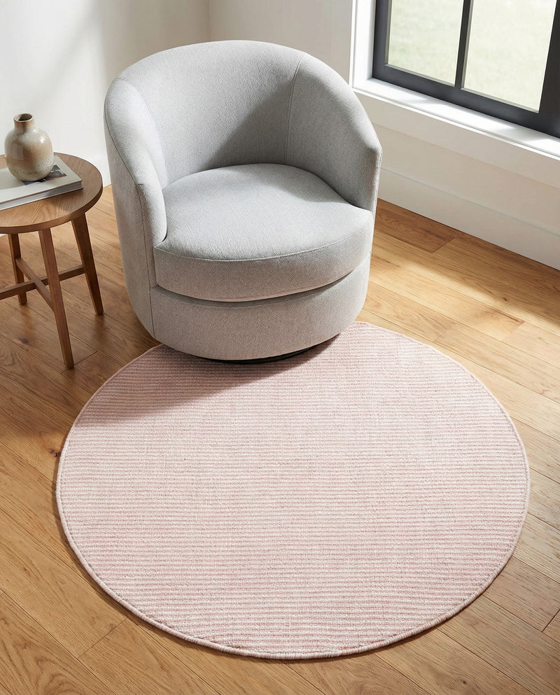Jill Zarin Sedona Oasis Outdoor Collection Area Rug - Coconino (Pink Roses) Round Pink Roses  lifestyle 68