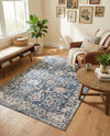 Cascade Range Collection Area Rug -  Shasta (Blue) Rectangle Blue  lifestyle 16