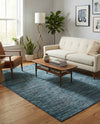 Bloomsbury Elegance Collection Area Rug -  Kensington (Blue) Rectangle Blue  lifestyle 6