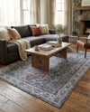 Heritage Elegance Collection Area Rug -  Uffizi Rectangle Gray  lifestyle 14
