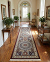Persian Elegance Collection Area Rug -  Hamedan (Burgundy) Runner Burgundy  lifestyle 35