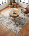 Gobi Sands Collection Area Rug -  Shapotou Square Beige  lifestyle 24
