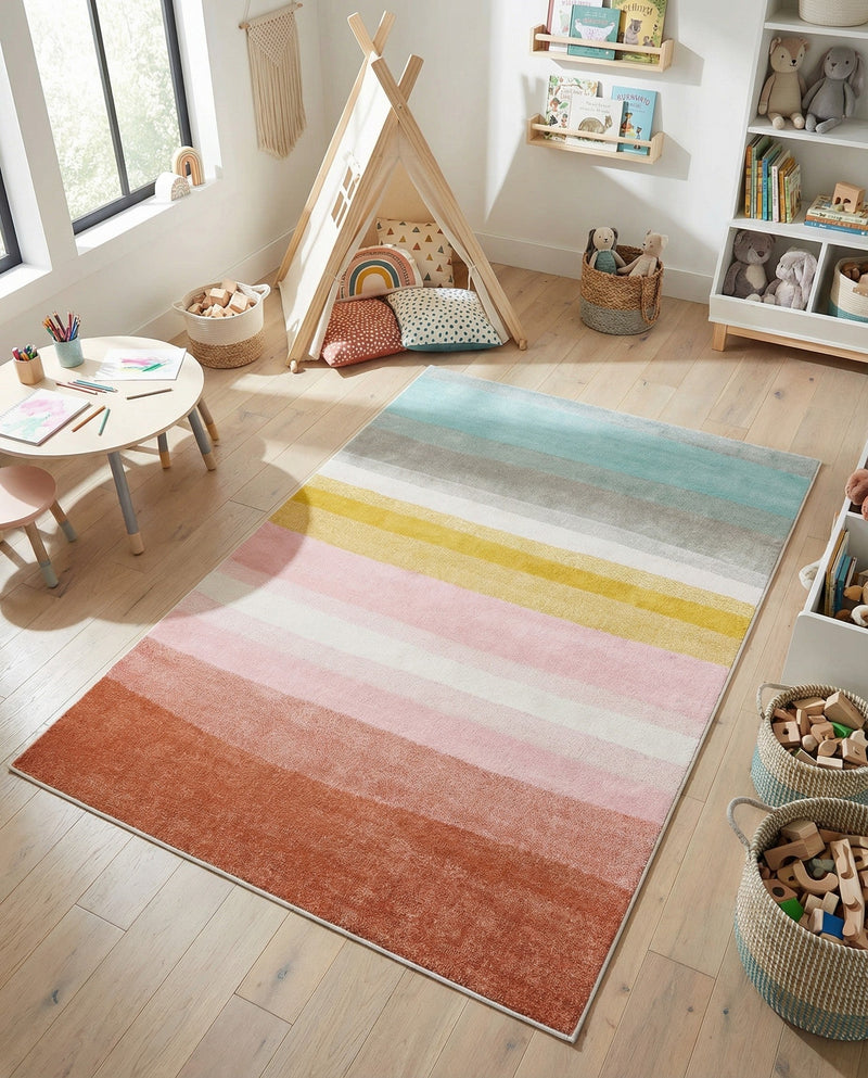 Wonder Tykes Collection Area Rug -  Dreamland Rectangle Multi  lifestyle 30
