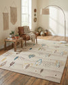 Coastal Haven Collection Area Rug -  Surfside Rectangle Ivory  lifestyle 26