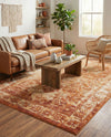 Savannah Soiree Collection Area Rug -  Everglade (Rust Red) Rectangle Rust Red  lifestyle 16