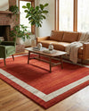 Studio Haven Collection Area Rug -  Alcove (Terracotta) Rectangle Terracotta  lifestyle 15
