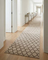 Lattice Gardens Collection Area Rug -  Bloomfield (Beige and Light Brown) Runner Beige and Light Brown  lifestyle 70