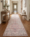 Vintage Memories Collection Area Rug - Echoes Runner Beige pink  lifestyle 77