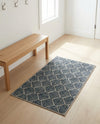 Geo Garden Lattice Collection Area Rug -  Casablanca Rectangle Harbor Blue  lifestyle 26