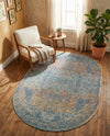 Coastal Haven Collection Area Rug -  Oceania Oval Multi  lifestyle 69