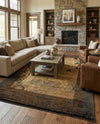 Bistro Lounge Collection Area Rug -  Affogato Rectangle Beige  lifestyle 10