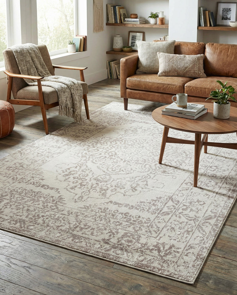 Cambridge Classics Collection Area Rug -  Magdalene (Ivory) Rectangle Ivory  lifestyle 20