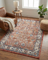 Eden Oasis Collection Area Rug -  Haven Rectangle Terracotta  lifestyle 7