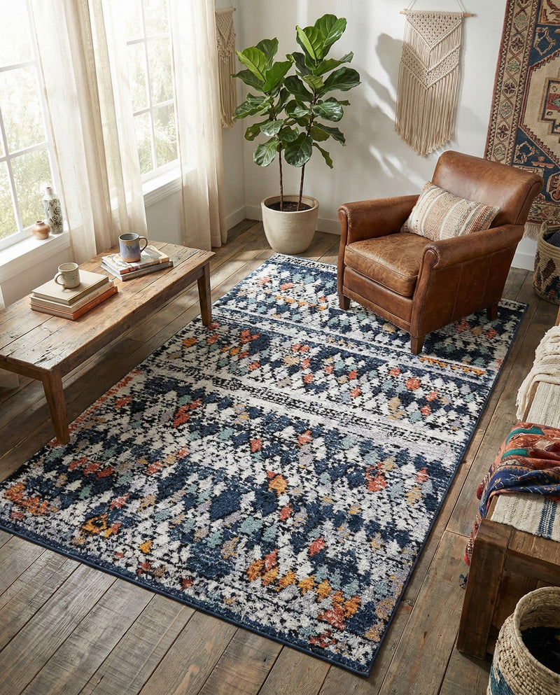 Tangier Treasures Collection Area Rug -  Marrakech Rectangle Multi  lifestyle 23