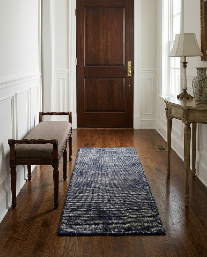 Berkshire Estate Collection Area Rug - Windsor (Blueberry) Runner Blueberry  lifestyle 67