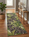 Seaside Blooms Collection Area Rug -  Lotus Runner Green  lifestyle 49