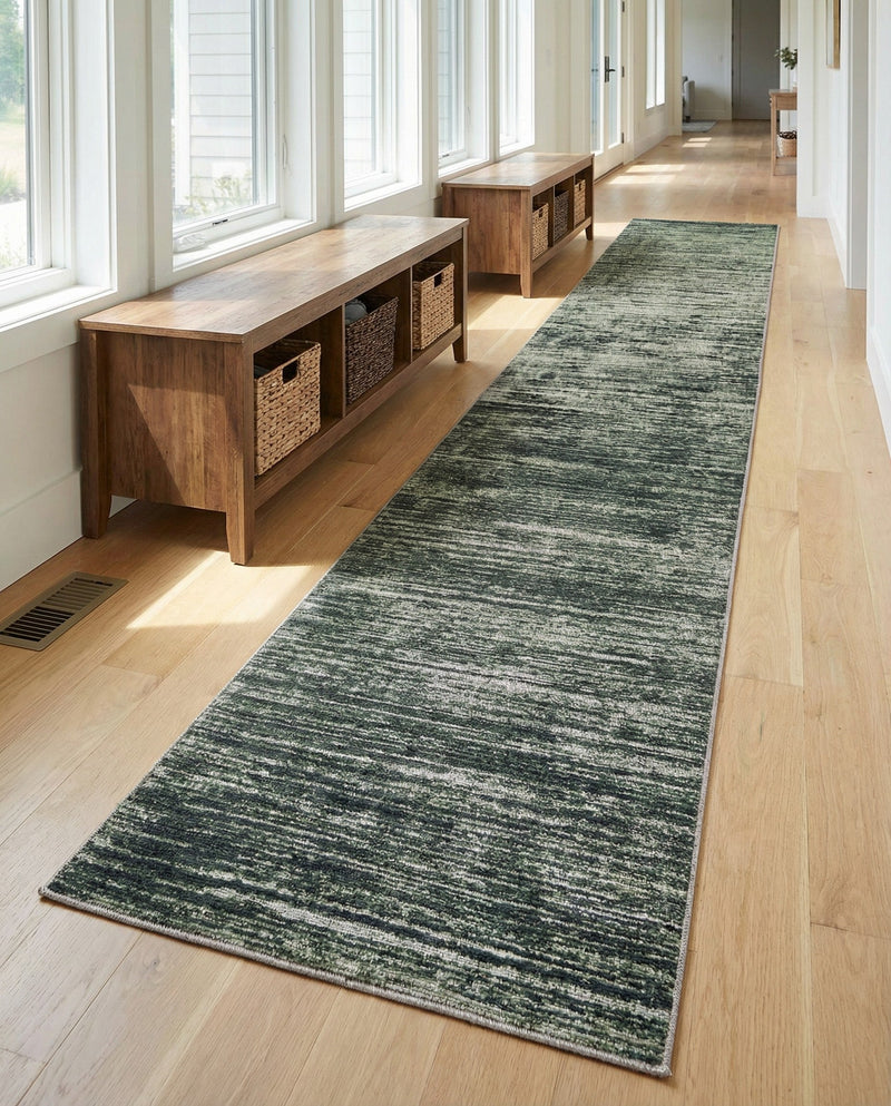 Sahara Essence Collection Area Rug - Oasis (Green) Runner Green  lifestyle 69