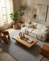 Lana Tasmanian Wool Collection Area Rug - Waitomo Rectangle Space Gray  lifestyle 35
