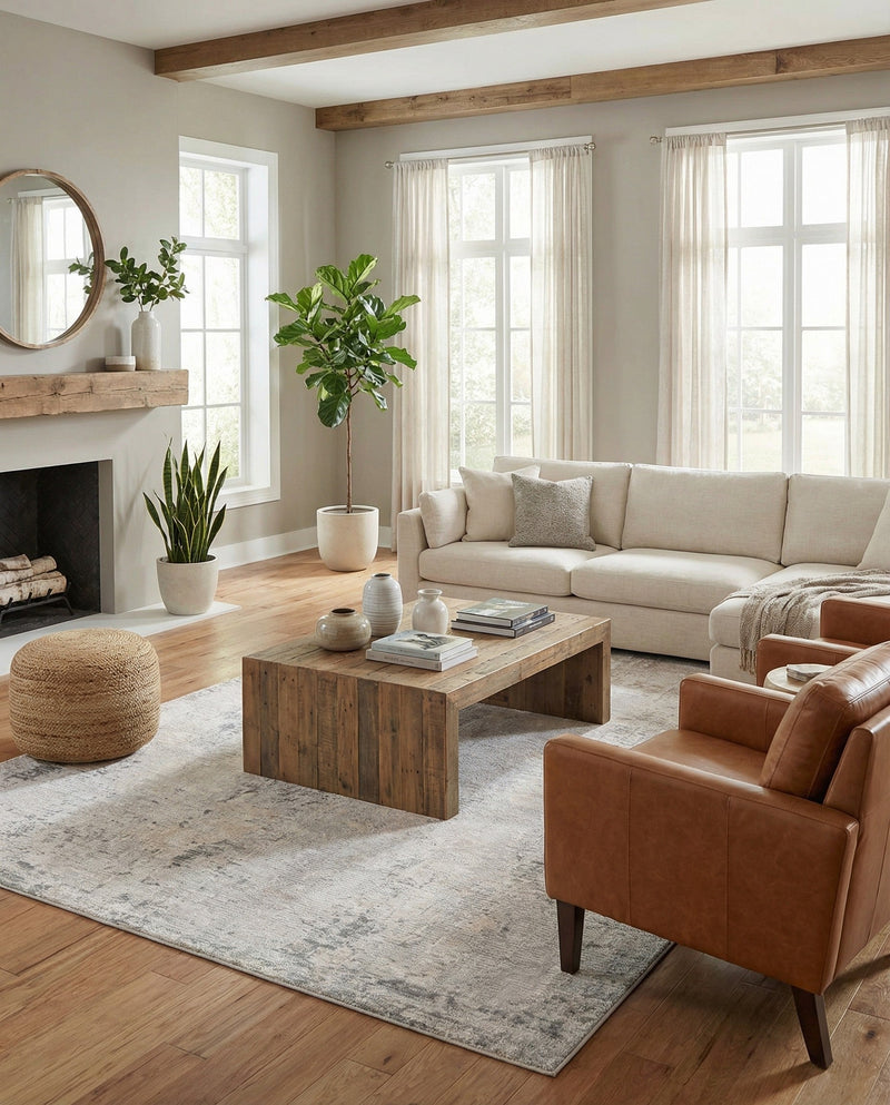 Aegean Elegance Collection Area Rug -  Ithaca Rectangle Gray  lifestyle 26