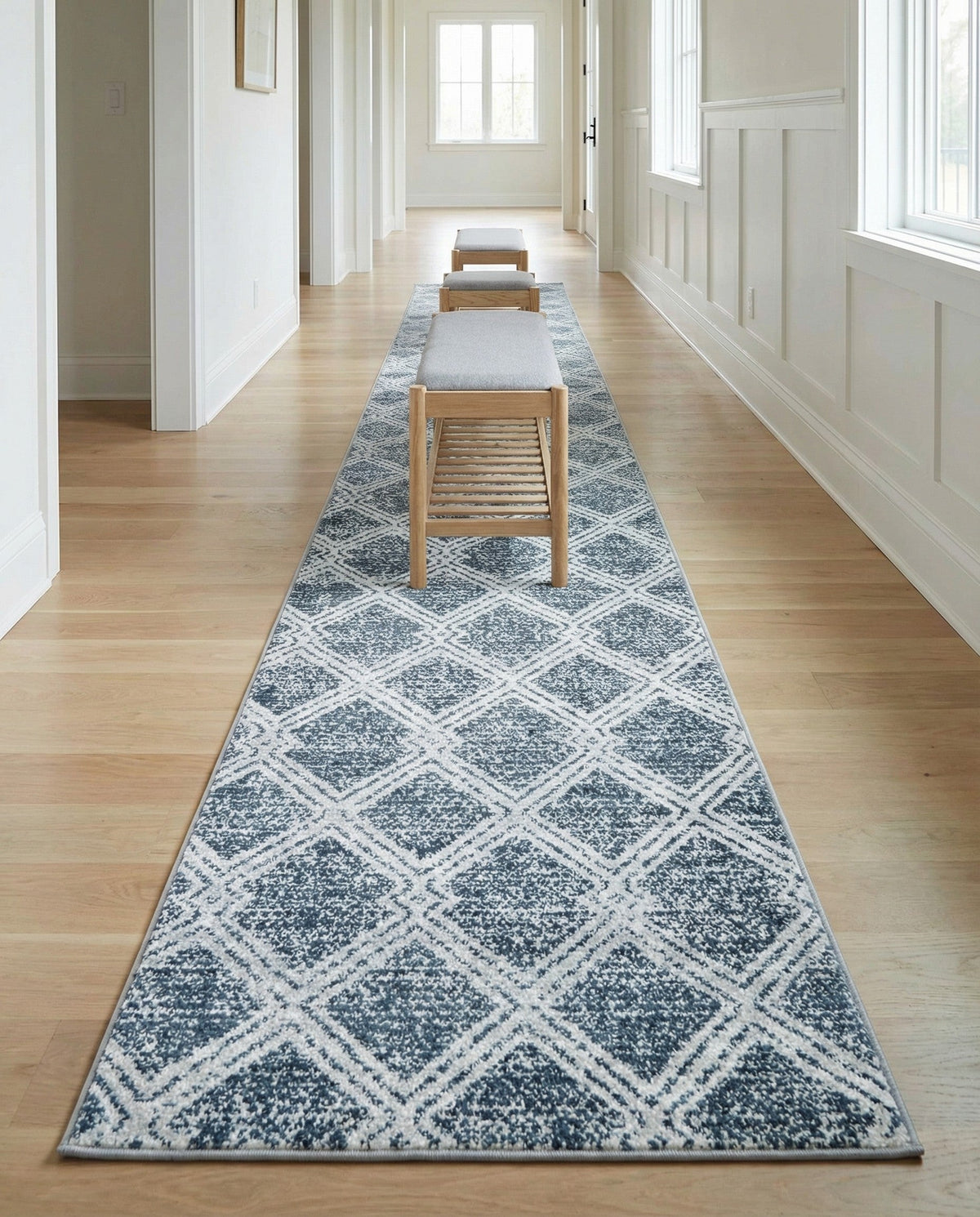 Aegean Elegance Washables Collection Area Rug -  Tinos Runner Ivory  lifestyle 181