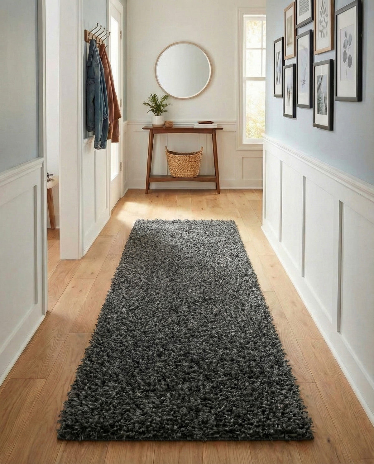 Alpine Plush Collection Area Rug -  Cortina (Peppercorn) Runner Peppercorn  lifestyle 84