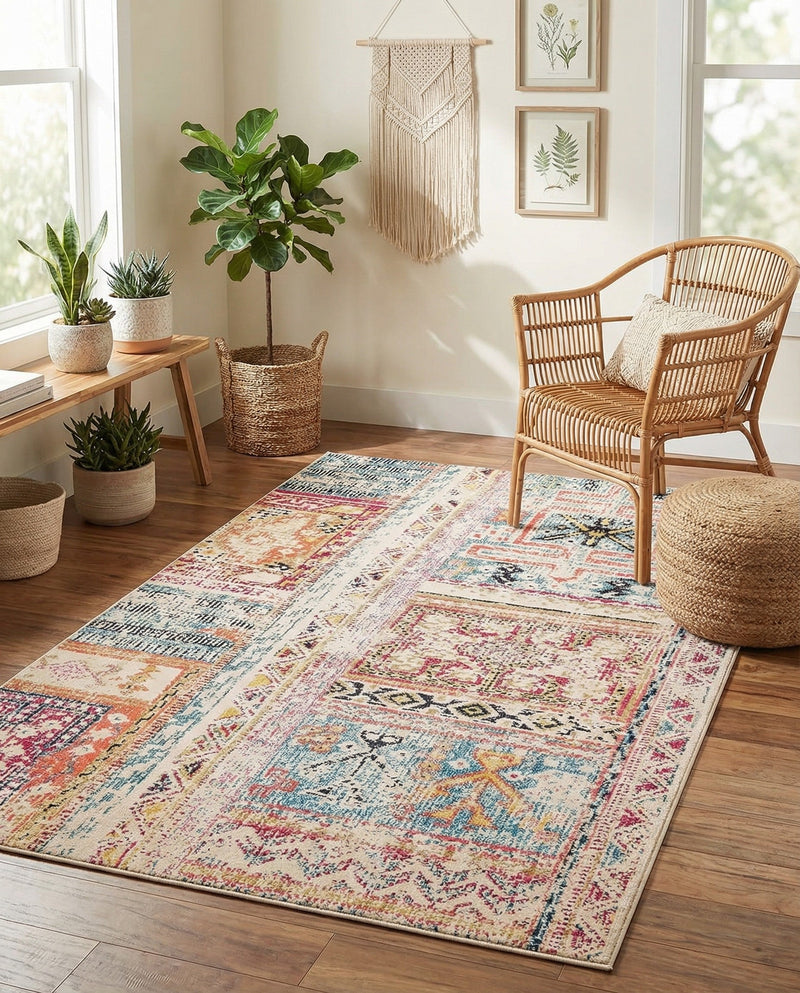 Sierra Collection Area Rug -  Tahoe Rectangle Multi  lifestyle 14