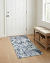 Aegean Elegance Washables Collection Area Rug -  Andros Runner Gray Navy Green  lifestyle 31