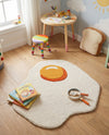 Whimsy Wonders Wool Collection Area Rug -  Dune Round White  lifestyle 18