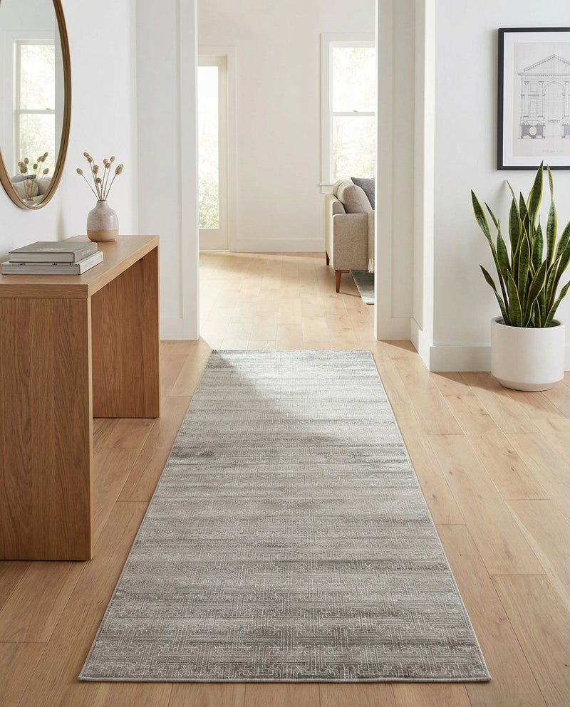 Metro Heights Collection Area Rug -  Hamilton Runner Gray  lifestyle 73