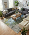 Marrakesh Elegance Collection Area Rug -  Boujad Rectangle Blue  lifestyle 23