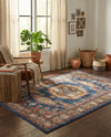 Eden Oasis Collection Area Rug -  Refuge (Blue) Rectangle Blue  lifestyle 21