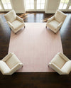 Berkshire Estate Collection Area Rug - Windsor (English Rose) Square English Rose  lifestyle 85