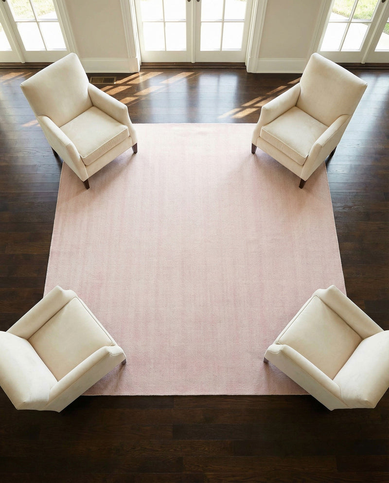 Berkshire Estate Collection Area Rug - Windsor (English Rose) Square English Rose  lifestyle 85