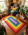 Sunset Isle Wool Braids Collection Area Rug - Paradise Rectangle Multi  lifestyle 22
