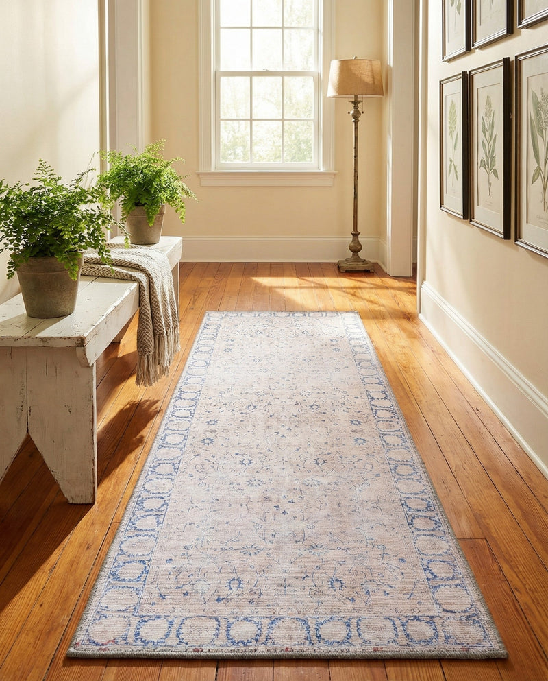 Heritage Elegance Collection Area Rug -  Nijo Runner Beige  lifestyle 52