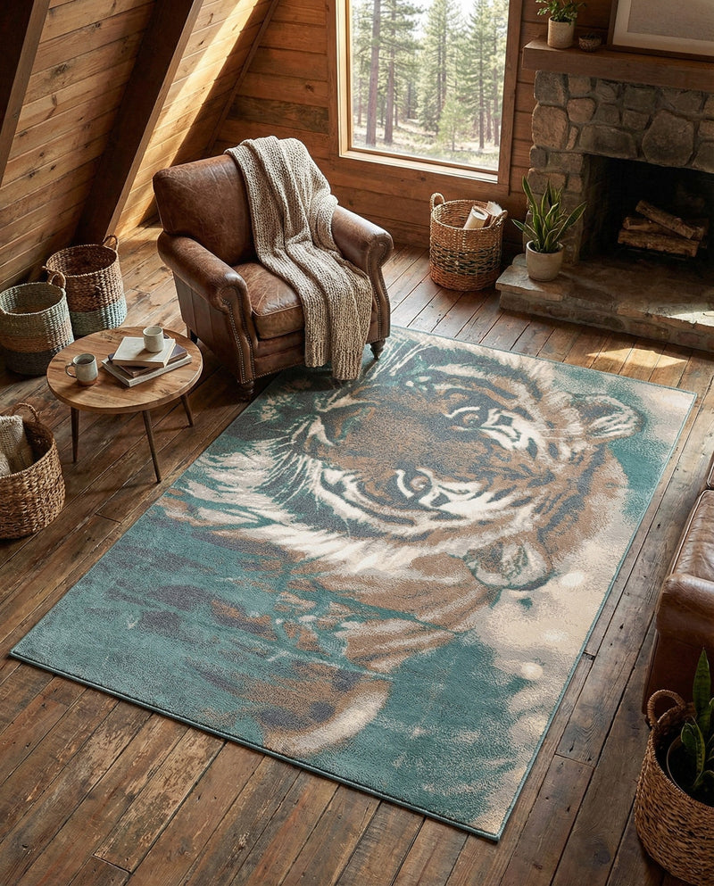 Savannah Sojourn Collection Area Rug -  Okavango Rectangle Multi  lifestyle 9