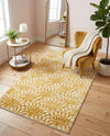 Hollywood Luxe Collection Area Rug -  Rodeo Rectangle White Gold  lifestyle 24