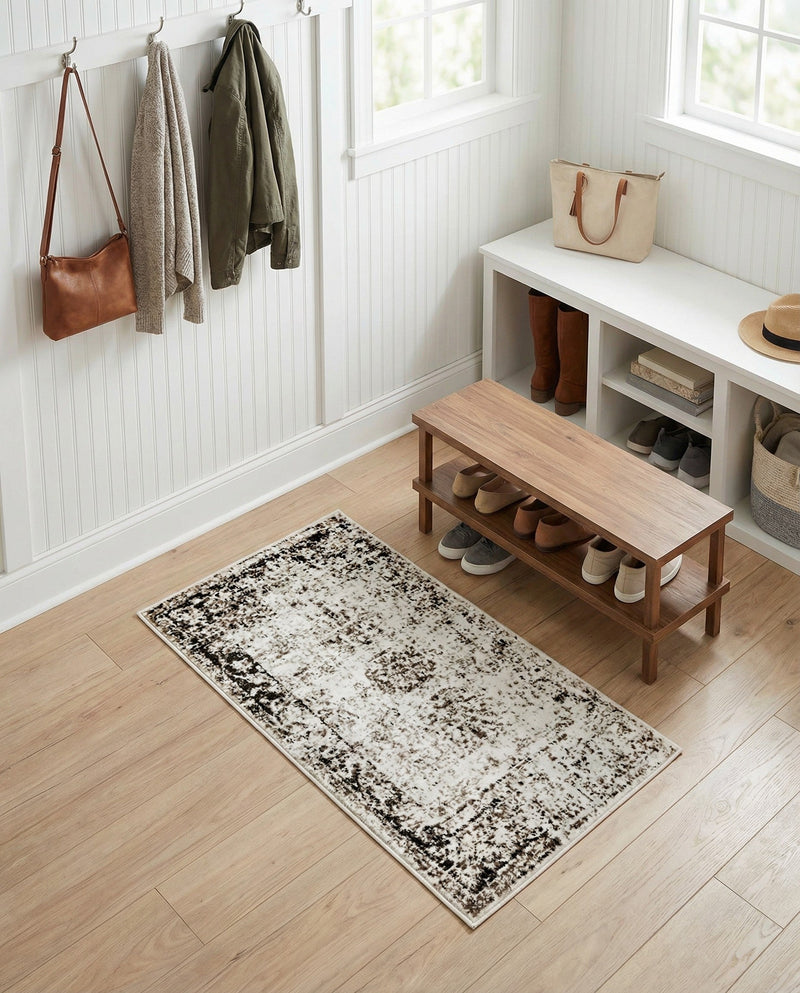 Riviera Elegance Collection Area Rug - Antibes (Beige) Runner Beige  lifestyle 65