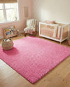 Plush Oasis Collection Area Rug - Serenity (Taffy Pink) Square Taffy Pink  lifestyle 86