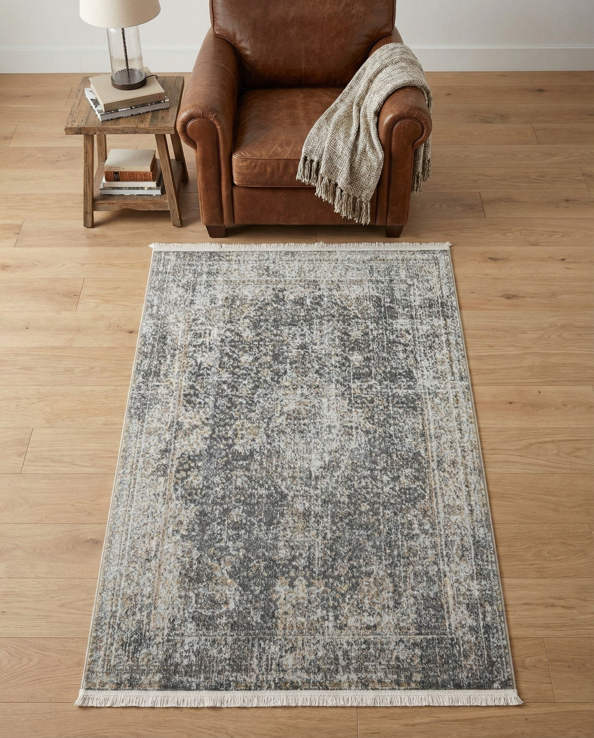 Caribbean Breeze Collection Area Rug -  Utila Rectangle Fume Gray  lifestyle 28