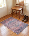 Zahara Oasis Collection Area Rug -  Agadir Rectangle Antique Rust Red  lifestyle 22