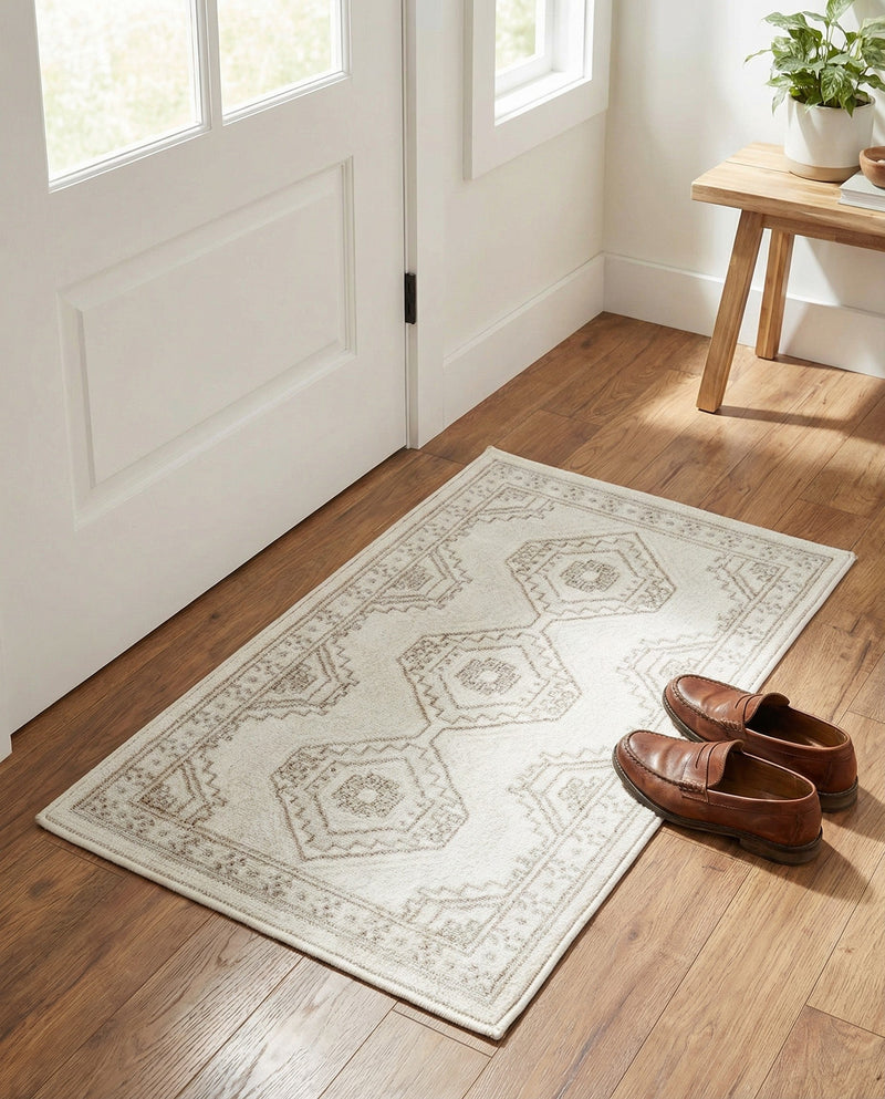 Savannah Elegance Collection Area Rug -  Tybee (Ivory) Rectangle Ivory  lifestyle 24